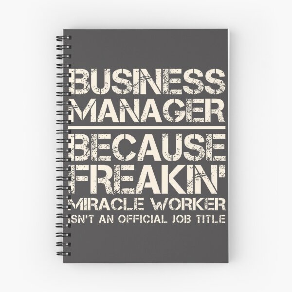 Item preview, Business Manager Miracle Worker Inspirational Motivational Design designed and sold by Riote.