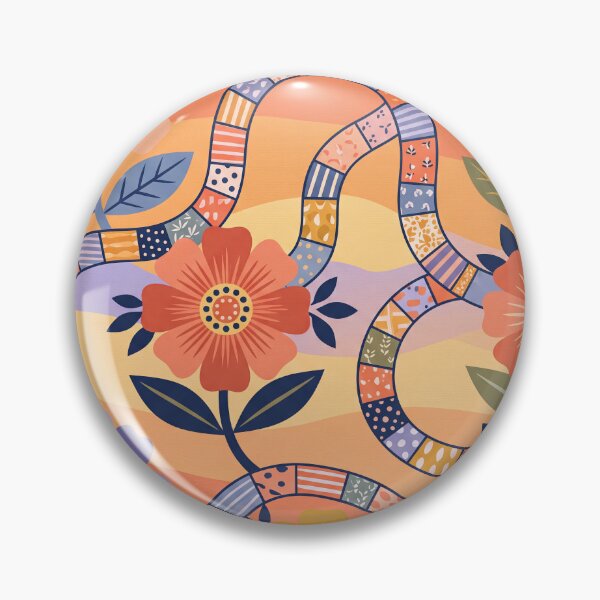 Artikelvorschau, Geometric Flower Path Pattern entworfen und verkauft von ASTRAL ART LAB.