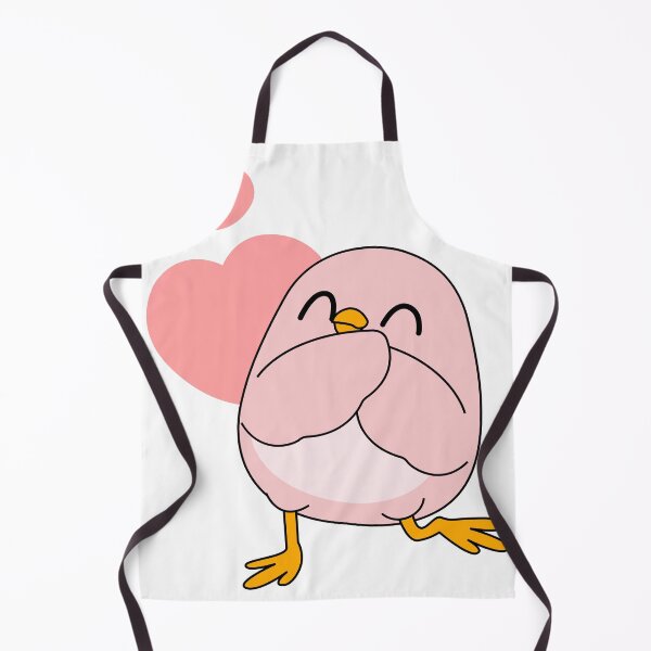 Item preview, Cute Pink Bird Hearts Kawaii Art designed and sold by MH Digital Studio .