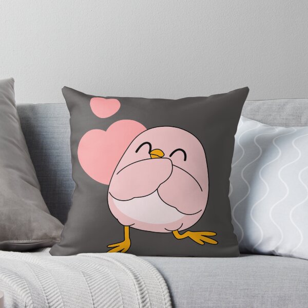 Item preview, Cute Pink Bird Hearts Kawaii Art designed and sold by MH Digital Studio .
