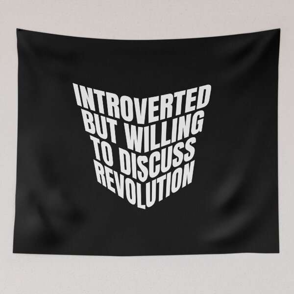 Item preview, Introverted But Willing To Discuss Revolution designed and sold by Dondonmart.