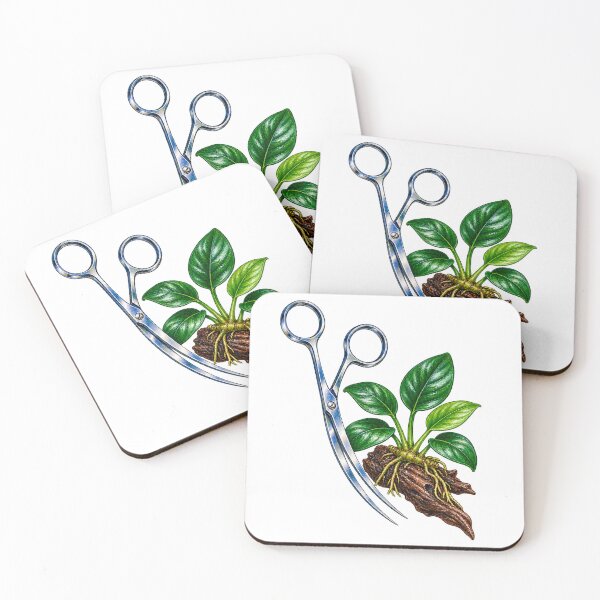 Item preview, Aquascaping Scissors and Anubias on Driftwood designed and sold by Drip stamp.