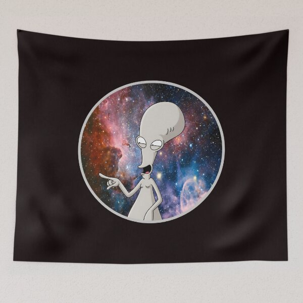 Item preview, Alien Pointing Cosmic Galaxy Space designed and sold by QueenLeachqq.