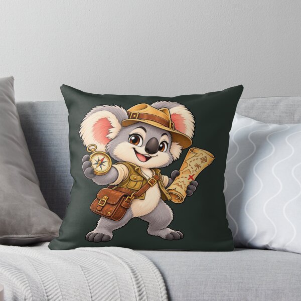 Item preview, Cute Koala Explorer With Compass designed and sold by ImagenFusionP.