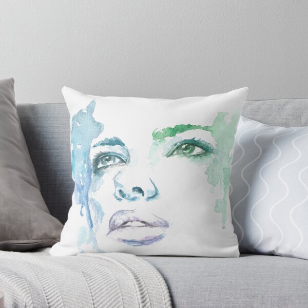 Item preview, Abstract Watercolor Woman Portrait Wall Art designed and sold by MH Digital Studio .