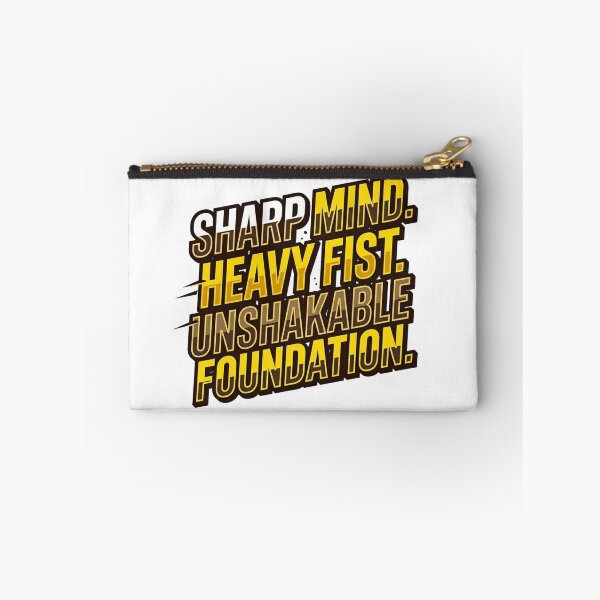 Item preview, Sharp Mind Heavy Fist Unshakable Foundation - Bold Motivational Quote    designed and sold by Plot Twist Supply.