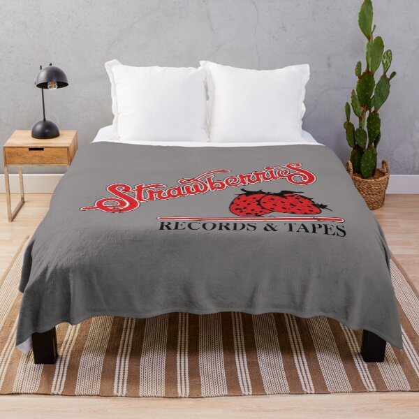 Item preview, Strawberries Records & Tapes Vintage Logo Tee-27 designed and sold by DanielaKebrich.