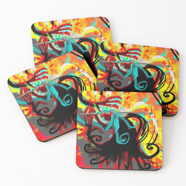 Item preview, Chaotic Abstract Expressionist Colorful Brush Strokes designed and sold by MutagenixPixel.