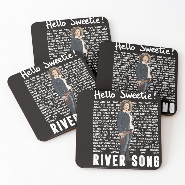 Item preview, River Song Hello Sweetie Chalkboard Art designed and sold by TudyEvansio.