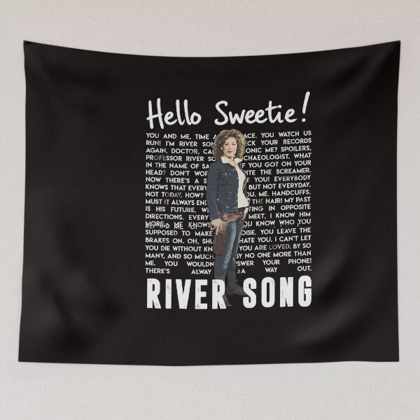 Item preview, River Song Hello Sweetie Chalkboard Art designed and sold by TudyEvansio.