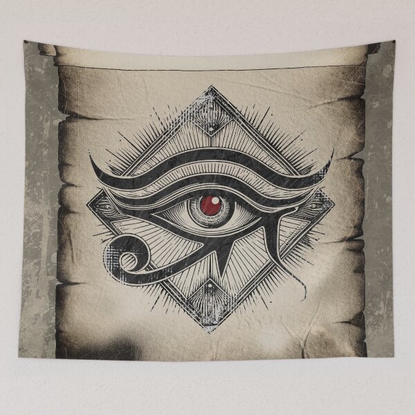 Item preview, Eye of Horus Tan All Seeing Eye Egyptian Emblem designed and sold by Ghoul Enterprises.