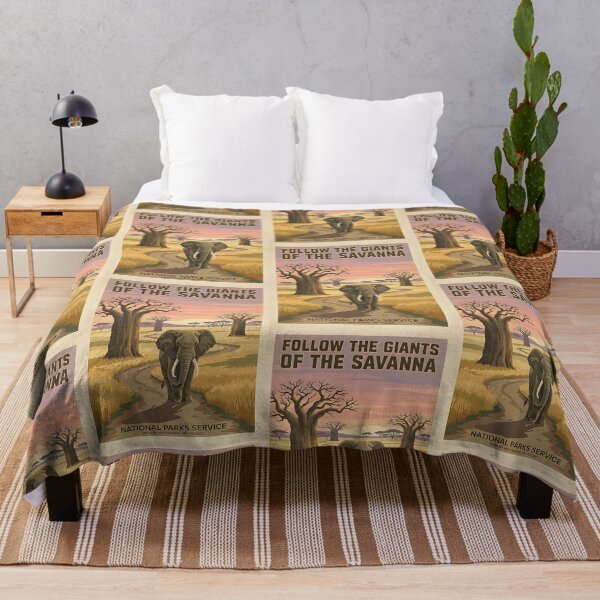 Item preview, African Elephant Savanna – Follow the Giants designed and sold by PictoVibe.
