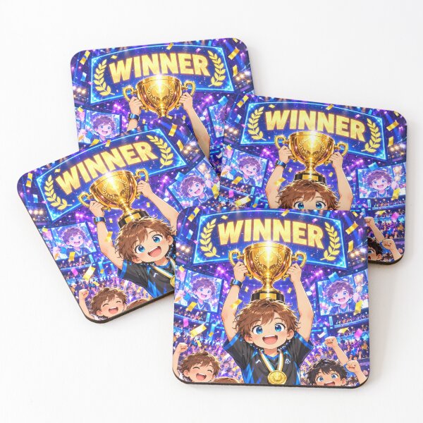 Item preview, Kolt Winner Trophy Cartoon Character Design designed and sold by Kenzie & Co.
