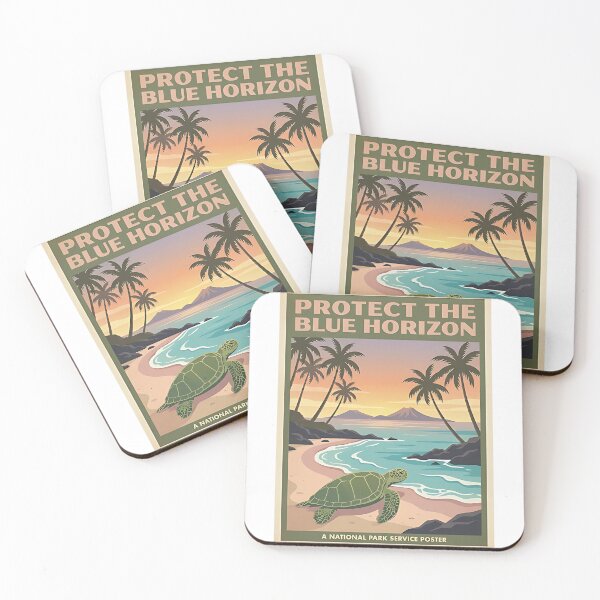 Item preview, Green Sea Turtle – Protect the Blue Horizon designed and sold by PictoVibe.