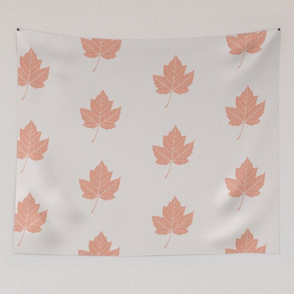 Item preview, Terracotta Maple Leaf – Minimalist Neutral Botanical Art designed and sold by Nasdigitalart.