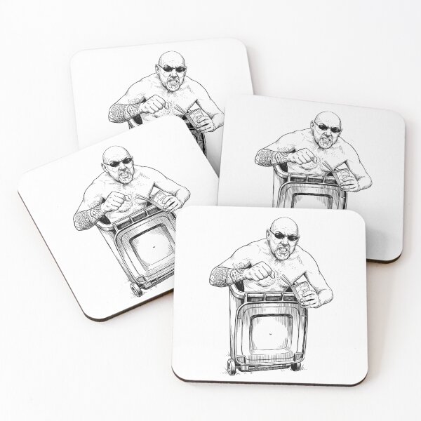 Item preview, Man with Noodles in Trash Can designed and sold by Naux | Design & Illustration.