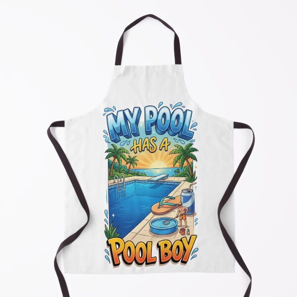 Item preview, My Pool Has a Pool Boy Funny Luxury Shirt designed and sold by FitEnvy.