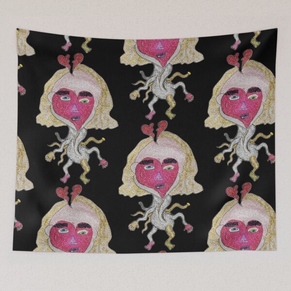 Item preview, Surreal Gemstone Octopus Heart Character Art designed and sold by LujziWorld.