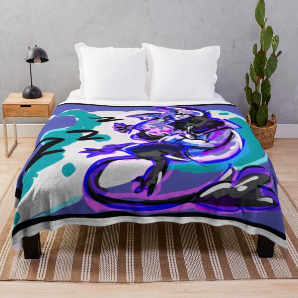 Item preview, Sleepy Neon Glitch Monster Dreaming designed and sold by MutagenixPixel.