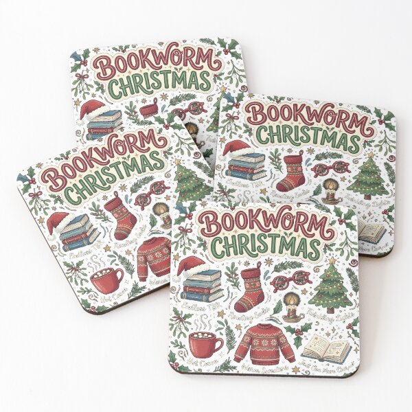 Item preview, Bookworm Christmas - Vintage Book Club Cozy Reading Classic T-Shirt designed and sold by gidget-gadget.