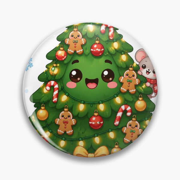 Item preview, Cute Kawaii Christmas Tree Gingerbread designed and sold by porchswings.