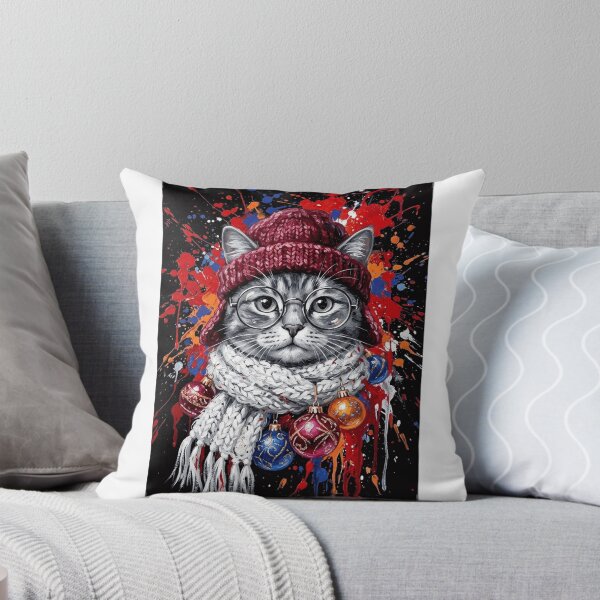 Item preview, cat christmas lights Extra Soft T-Shirt (2) designed and sold by gidget-gadget.