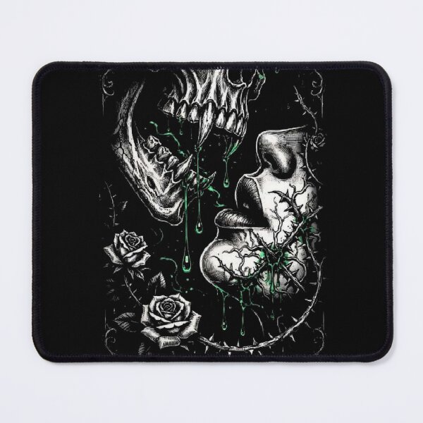 Item preview, Toxic Love Tales – For The Ones Who Crave The Kiss That Destroys Them – Dark Romance Skull Kiss Gothic Art designed and sold by Kvllo Collective Co..