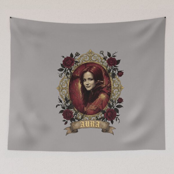 Item preview, Striking Red Portrait Graphic Apparel Item-15 designed and sold by JonasMuller.