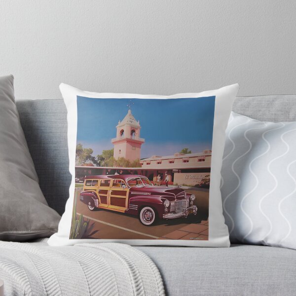 Item preview, Classic Cadillac Series Woody Wagon Vintage Car Illustration designed and sold by ramon870208.