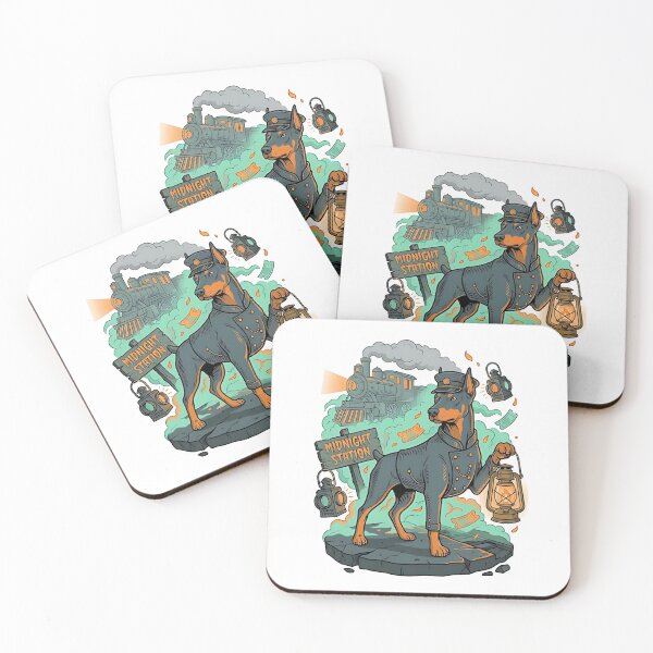 Item preview, Doberman Phantom Conductor – Midnight Express designed and sold by PictoVibe.