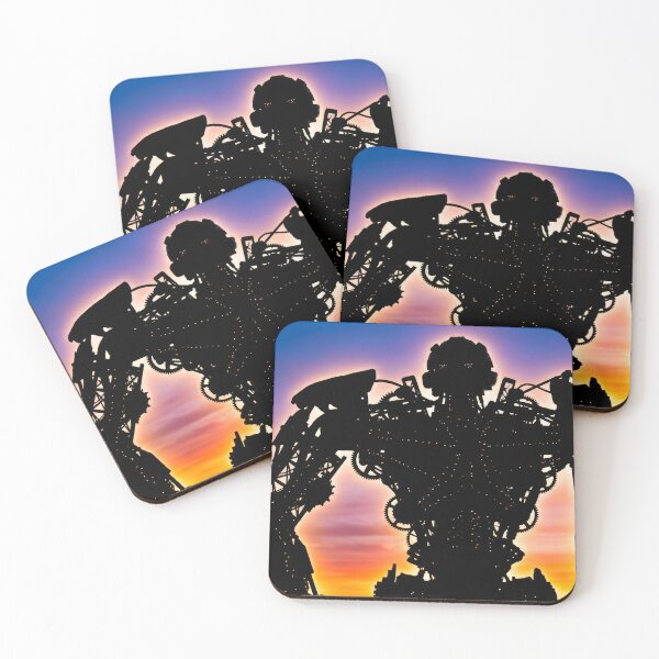 Item preview, Broad Robot Silhouette At Sunset designed and sold by KaiWaiGallery.