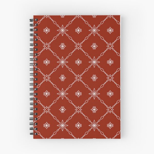 Item preview, Elegant Terracotta Geometric Floral Pattern designed and sold by การออกแบบคิงซาคาอิ.