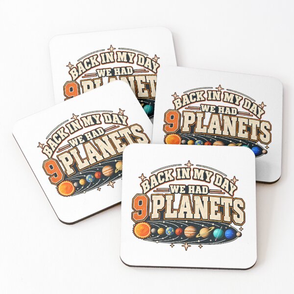 Item preview, Back In My Day We Had 9 Planets Funny Space Astronomy Science Pluto Lover Retro  designed and sold by Photo-Sphere101.