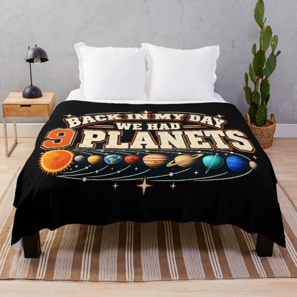 Item preview, Back In My Day We Had 9 Planets Funny Space Astronomy Science Pluto Lover Retro designed and sold by Photo-Sphere101.