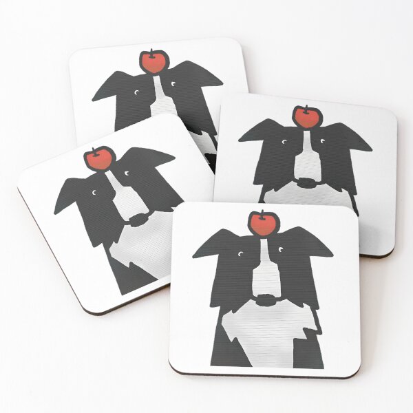 Item preview, Border collie likes apple designed and sold by legmmagnolia.