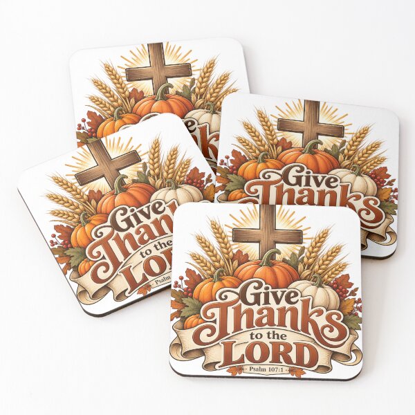 Item preview, Give Thanks to the Lord designed and sold by Tsugraf Designs.