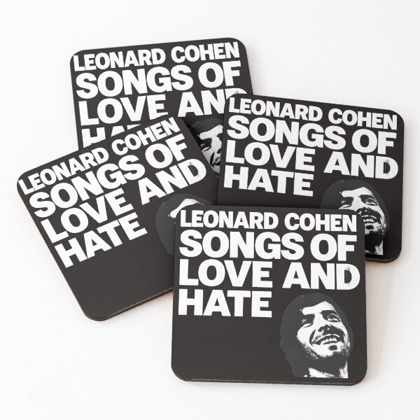 Item preview, Leonard Cohen Songs of Love and Hate  designed and sold by OddCanvasArt.