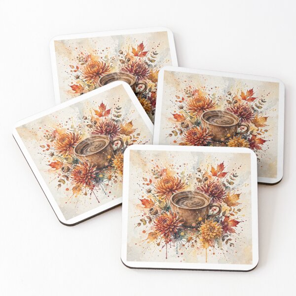 Item preview, Coffee in the fall designed and sold by Tonyasartprints.