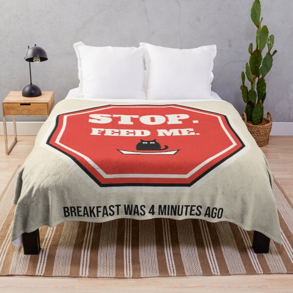 Item preview, Stop Feed Me Hungry Cat Sign designed and sold by somebasic.