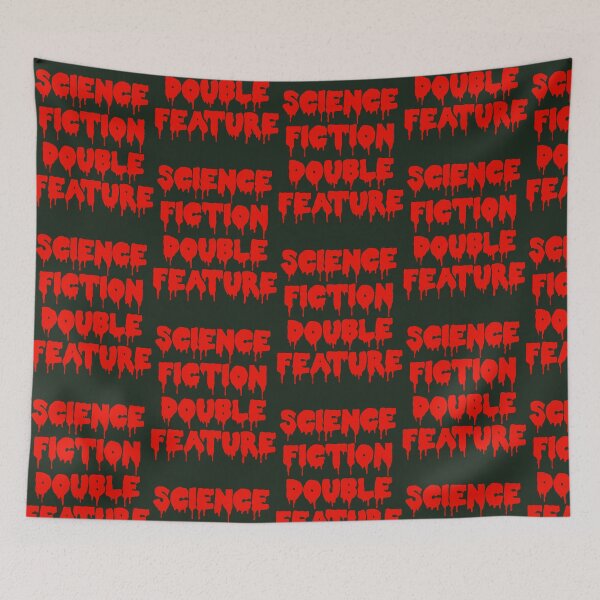 Item preview, Science Fiction Double Feature Oversized T-Shirt designed and sold by DecorHomeGifts.