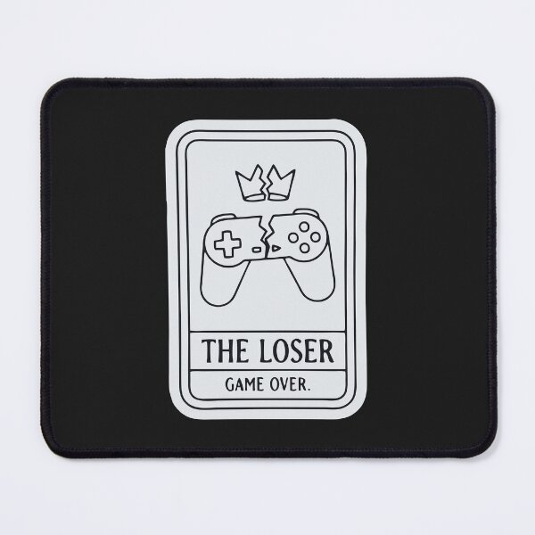 Item preview, "The Loser" Funny Gamer Rage Quit Broken Controller Tarot designed and sold by Cipher & Soul.