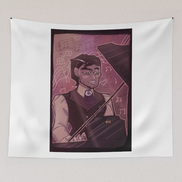 Item preview, Romantic Anime Musician Playing Piano designed and sold by Mortal-Pixos.