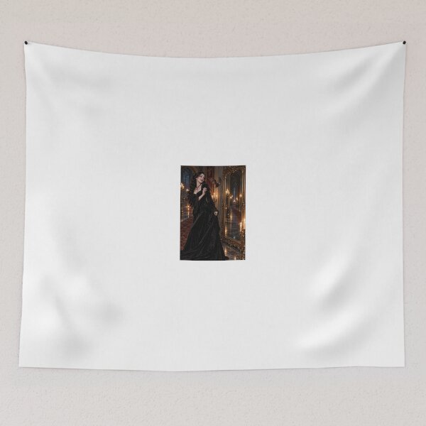 Item preview, Vampire in black velvet looking frightened designed and sold by CathryneDelamort.