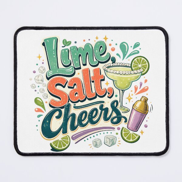 Item preview, Lime Salt Cheers Funny Margarita Cocktail Summer Party Art designed and sold by inkoutninja.