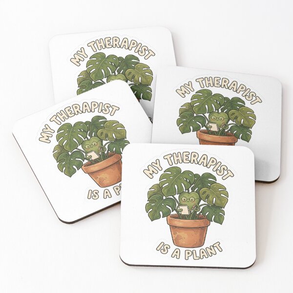 Item preview, My Therapist Is A Plant Cute Monstera Retro Aesthetic designed and sold by NewYorkColours.