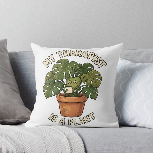 Item preview, My Therapist Is A Plant Cute Monstera Retro Aesthetic designed and sold by NewYorkColours.