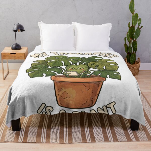 Item preview, My Therapist Is A Plant Cute Monstera Retro Aesthetic designed and sold by NewYorkColours.