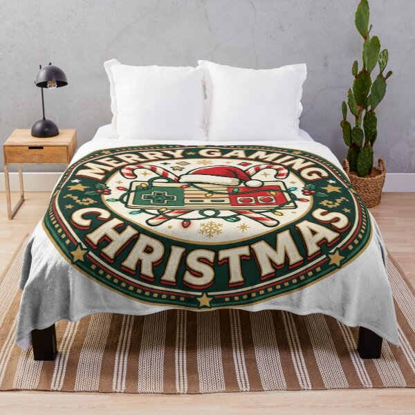 Item preview, merry gamer christmas designed and sold by samuzai.