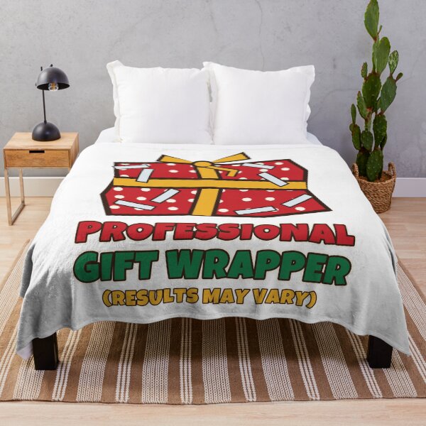 Item preview, Professional Gift Wrapper Results May Vary Funny Christmas Wrapping designed and sold by Bornprints.