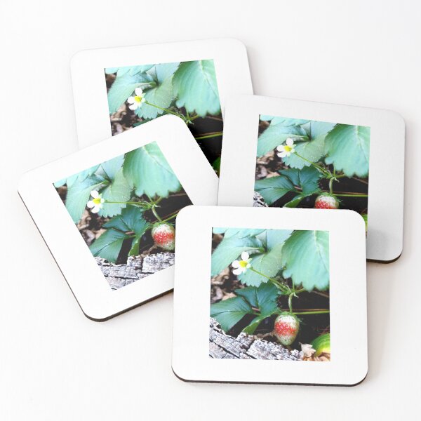 Item preview, white and red strawberry designed and sold by CJ Art & Photography .